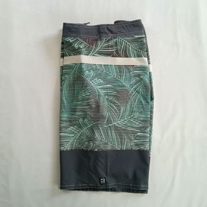 Distortion Mens Swimming Trunks.